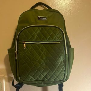 Green book bag